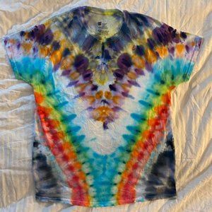 "Rainbow V" Tie Dye Shirt